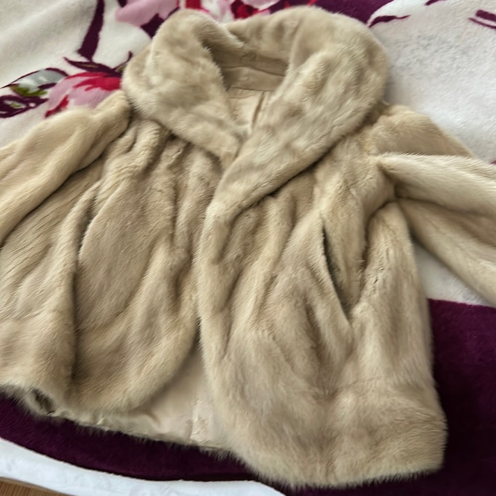 Mink fur coat